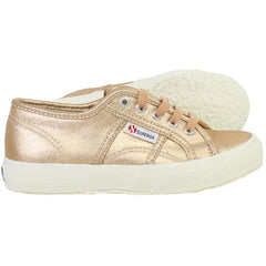 Superga Metallic Kids Pink Plimsolls