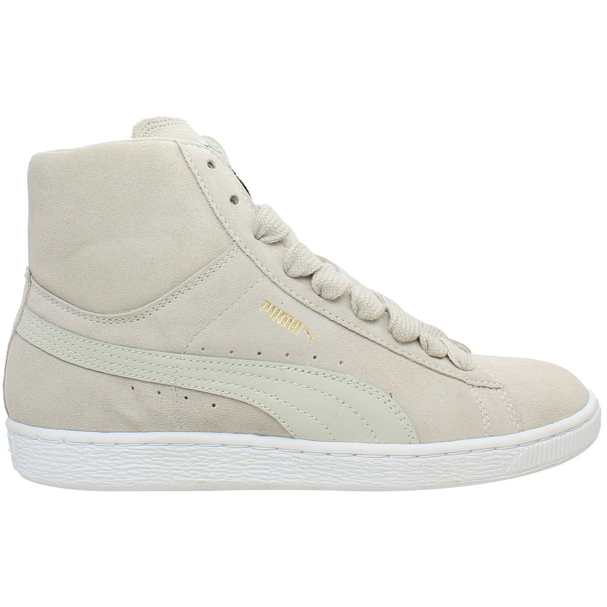 Puma Mid Classics Mens Beige Trainers