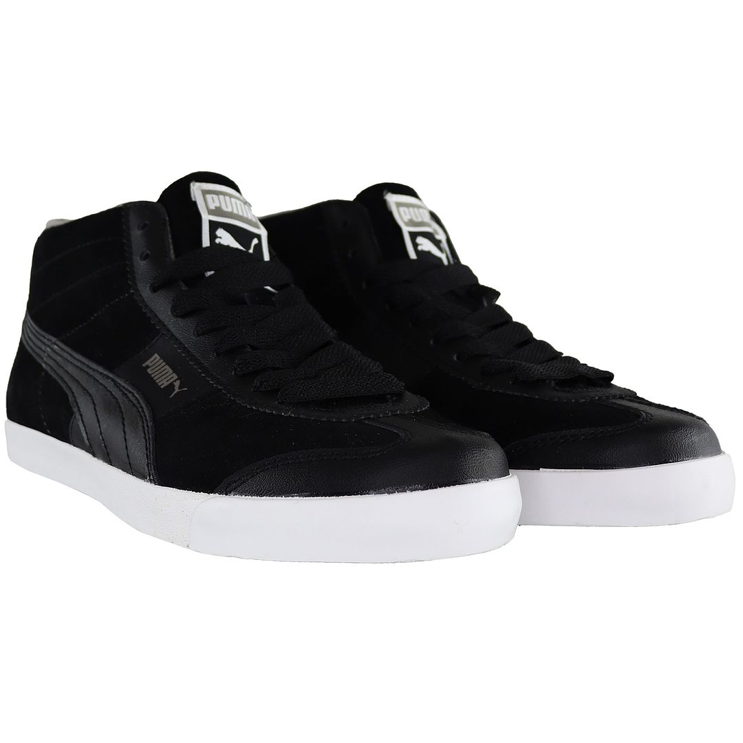 Puma Roma LP Hi Lodge Mens Black Trainers