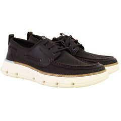 Cole Haan ZERØGRAND Regatta Mens Brown Boat Shoes