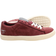 Puma Clyde X Undefeated Luxe 2 Mens Burgundy Trainers