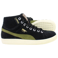 Puma Suede Mid Classic+ GTX Mens Black Trainers