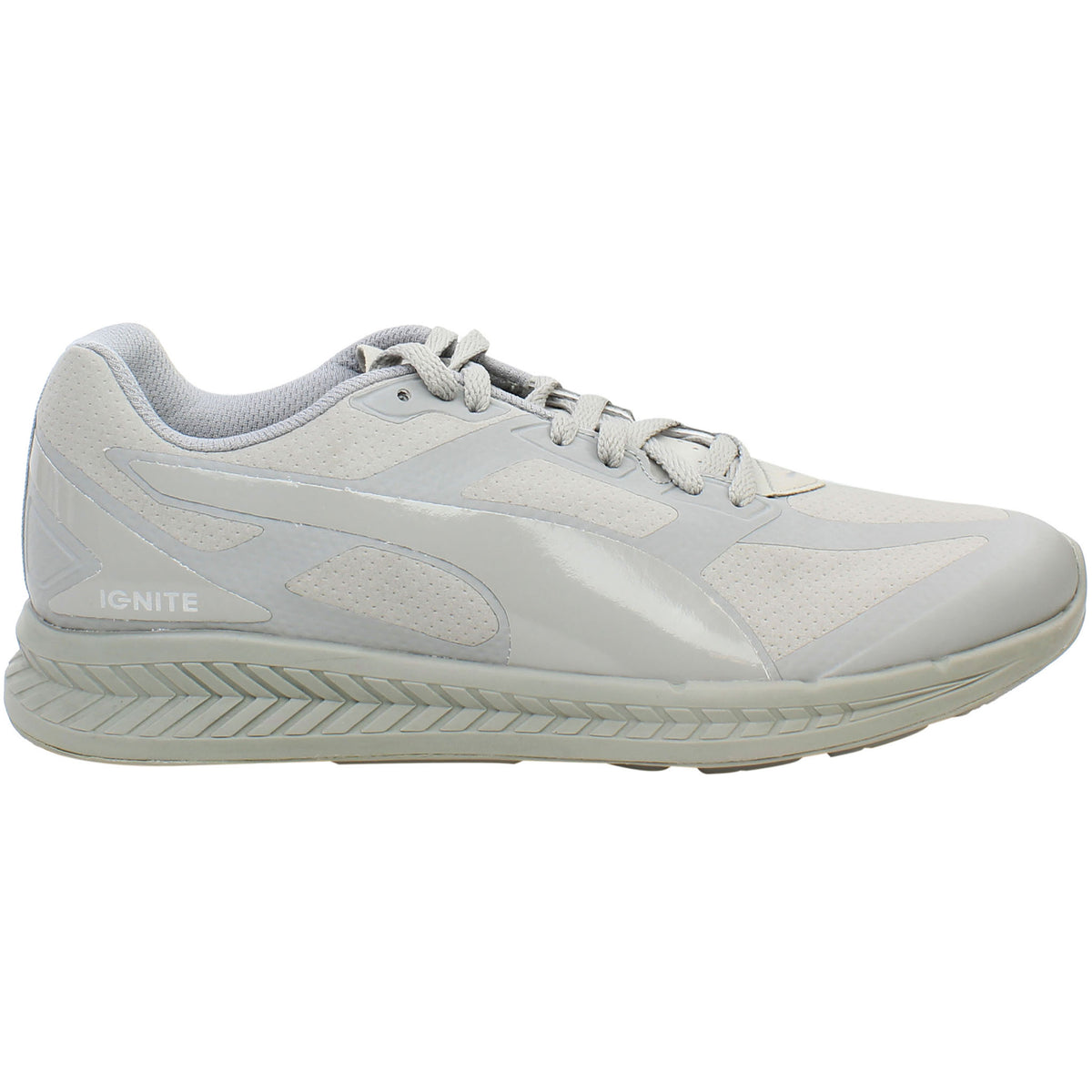 Puma Ignite Matt & Shine Mens Grey Running Shoes