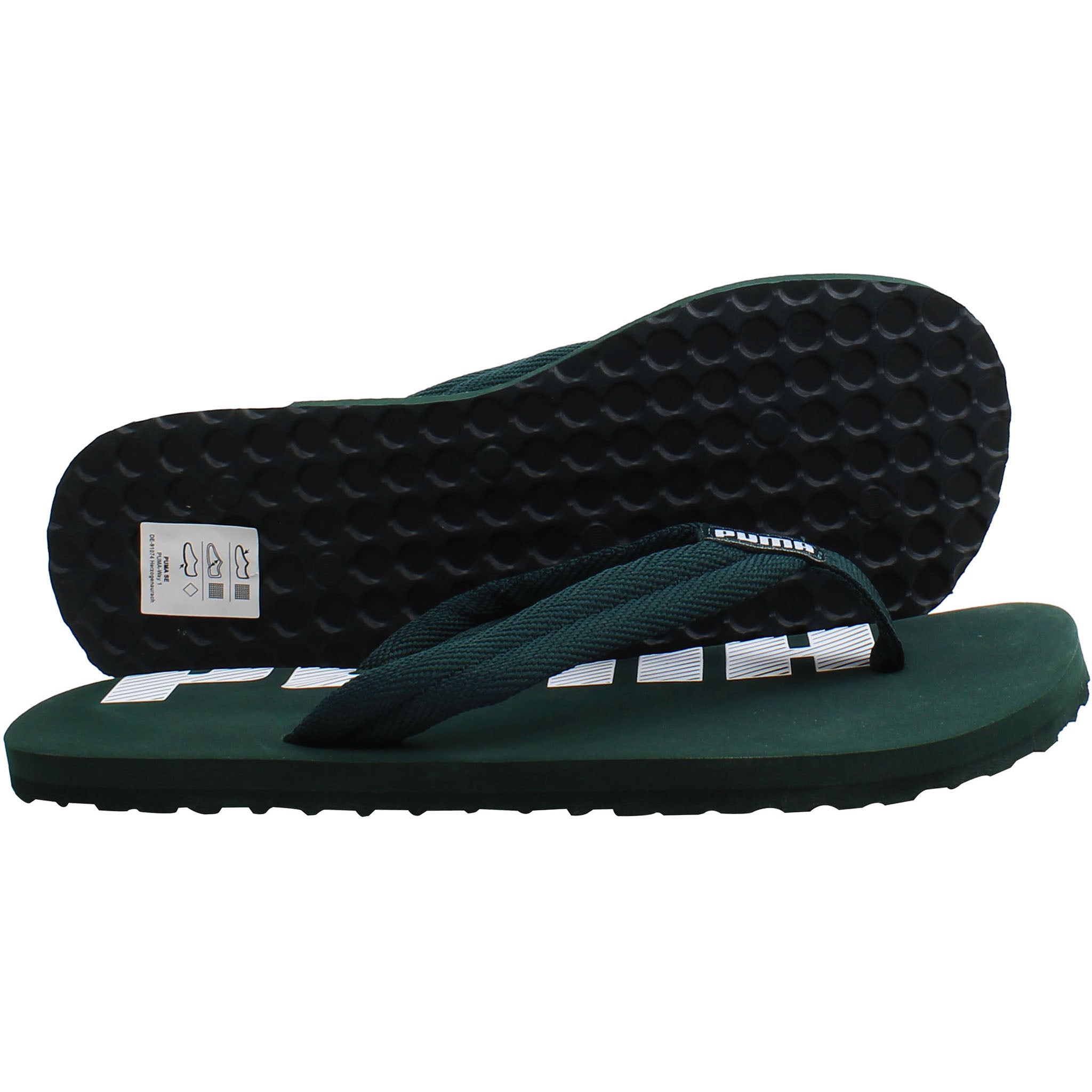 Puma Epic V2 Mens Green Flip-Flops