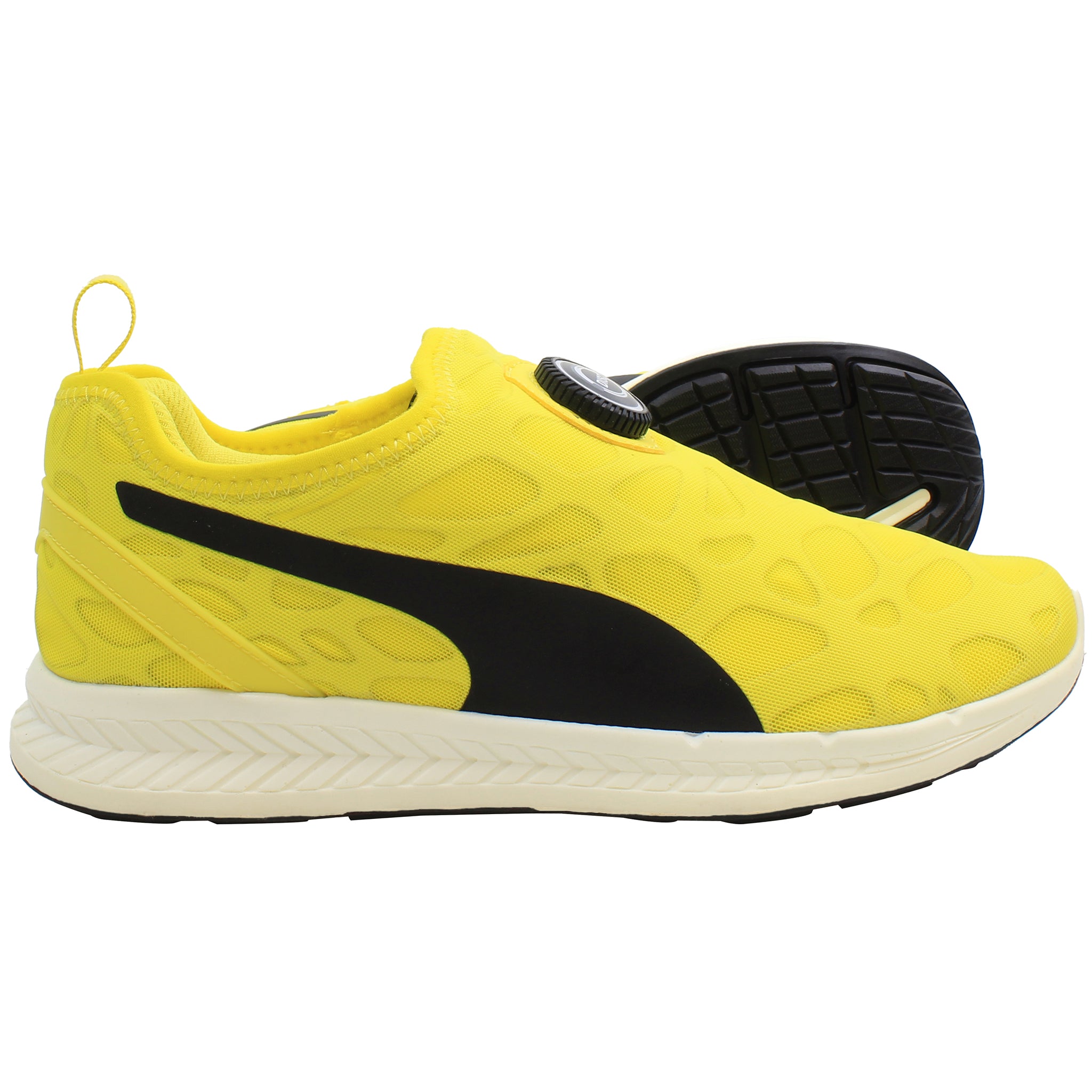 Puma Ignite Foam Mens Yellow Running Shoes