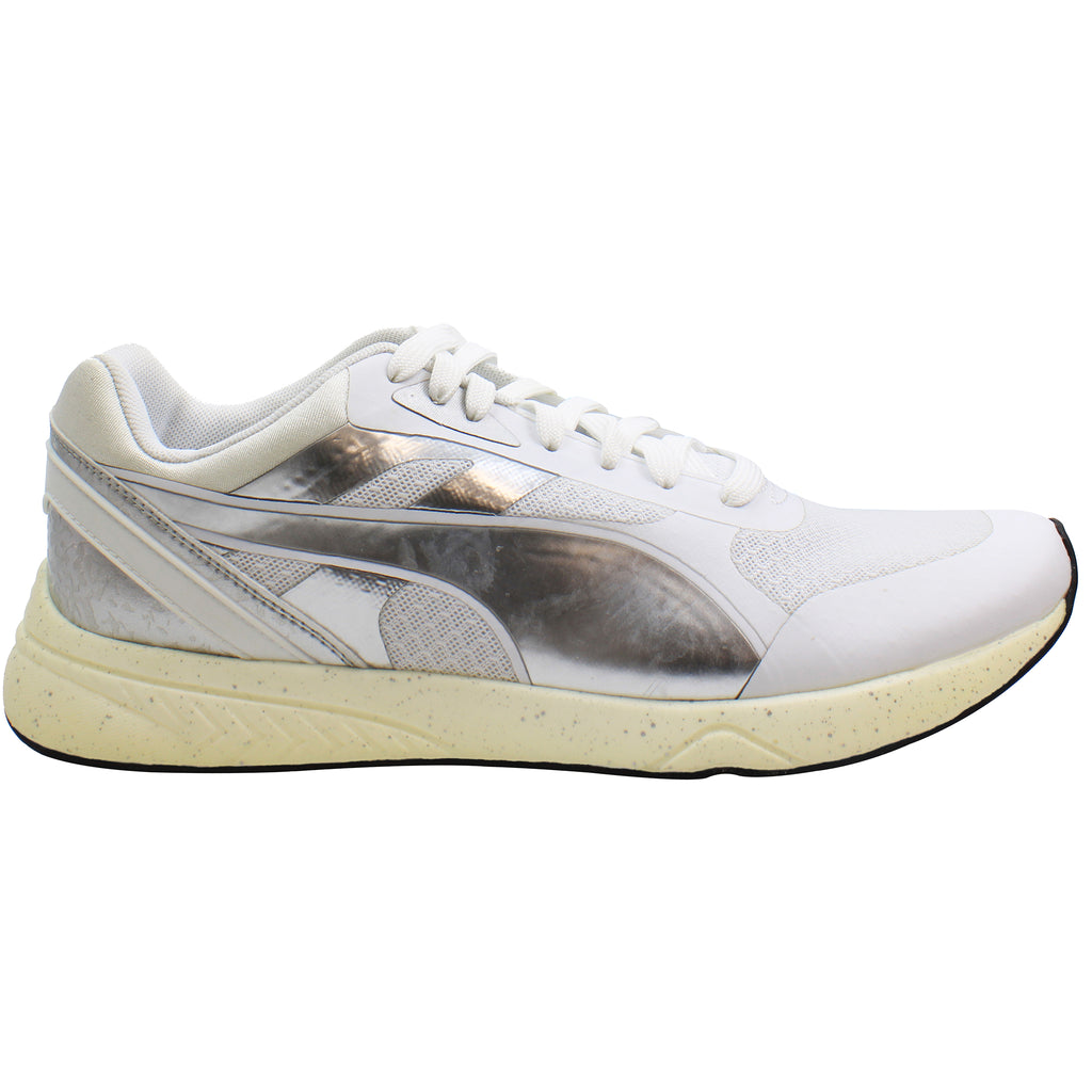 Puma 698 Ignite Womens Metallic White Trainers