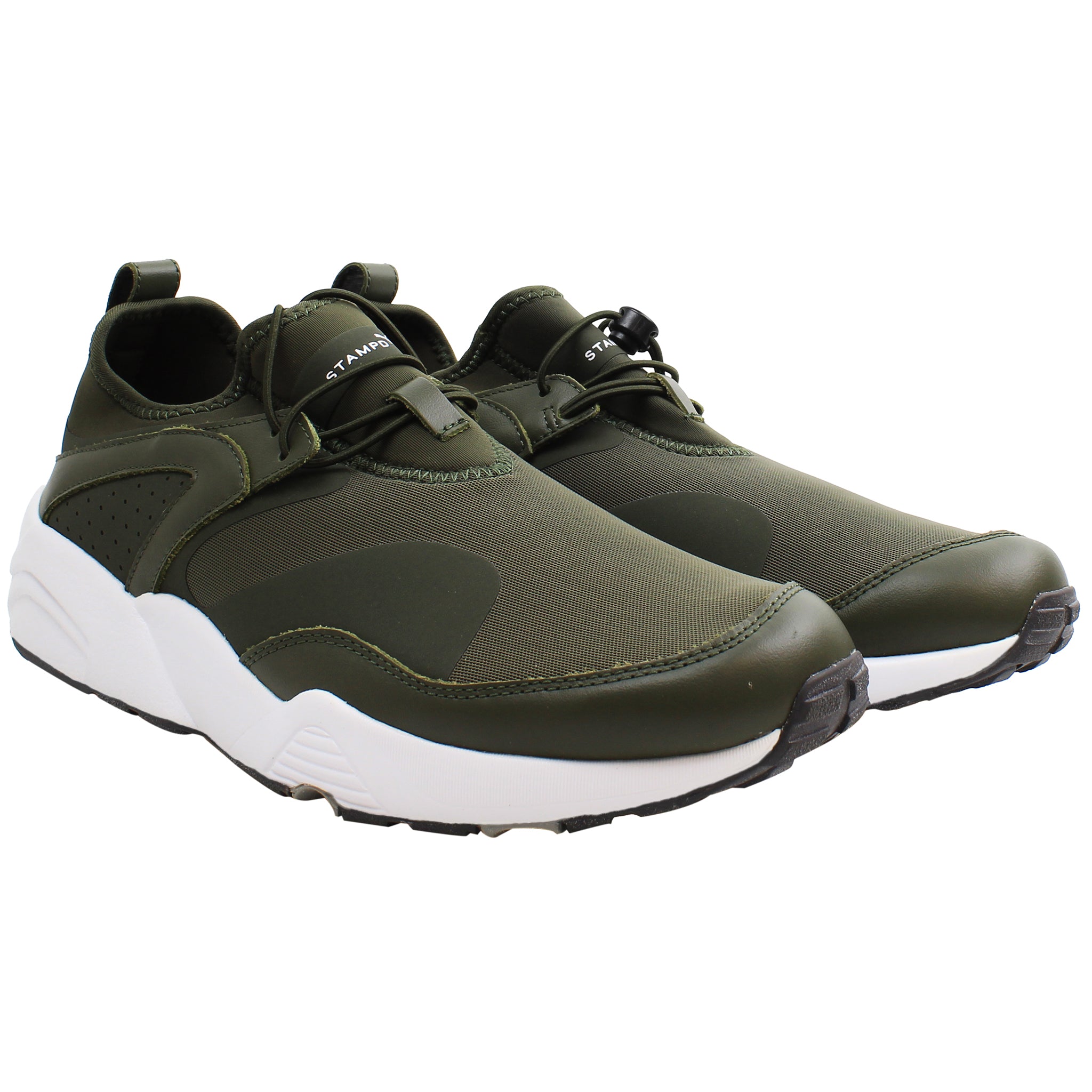 Puma Blaze Of Glory NU x Stampd Mens Dark Green Trainers