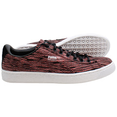 Puma Basket Classic Tiger Mesh Mens Red/Black Trainers