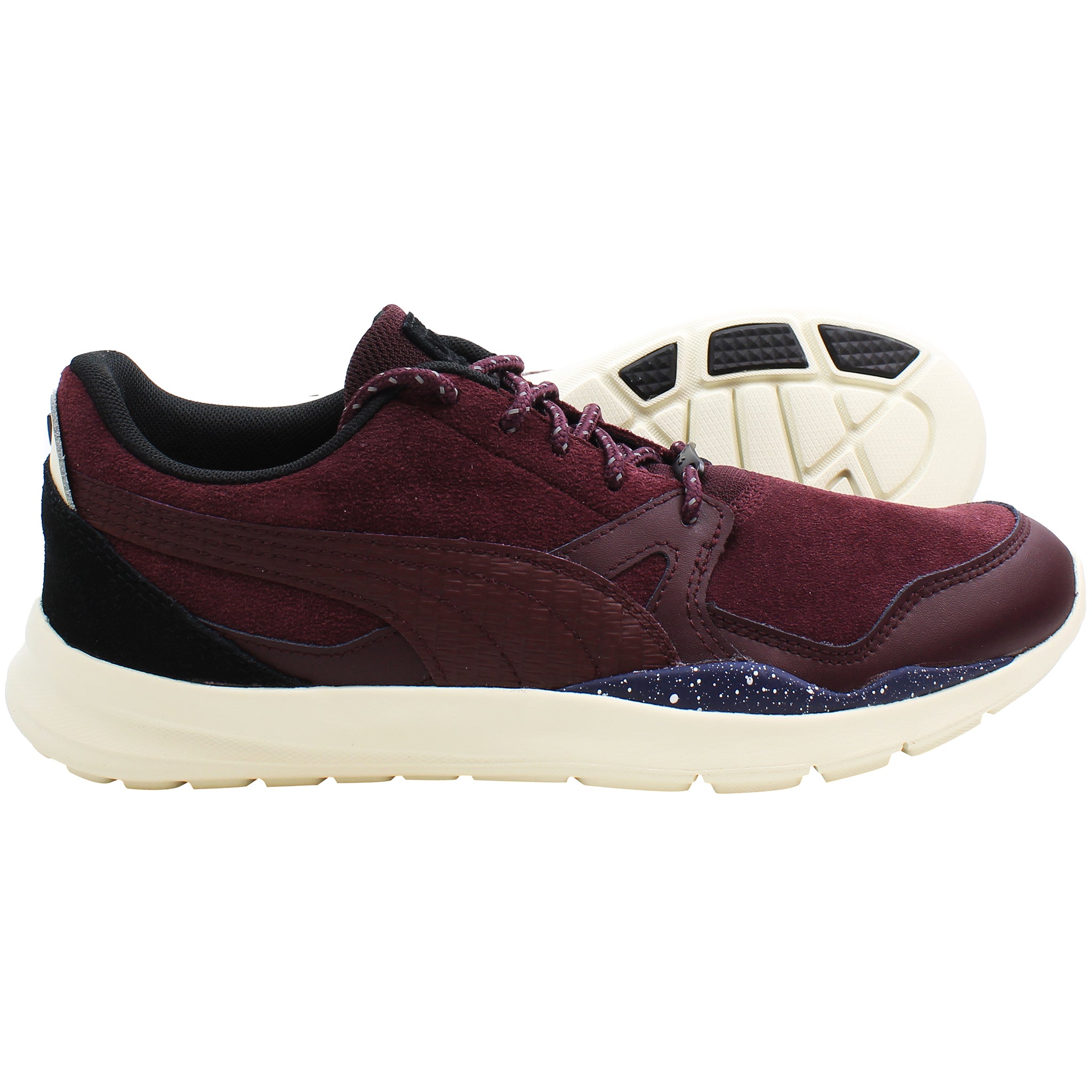 Puma Duplex Evo Mens Burgundy Trainers