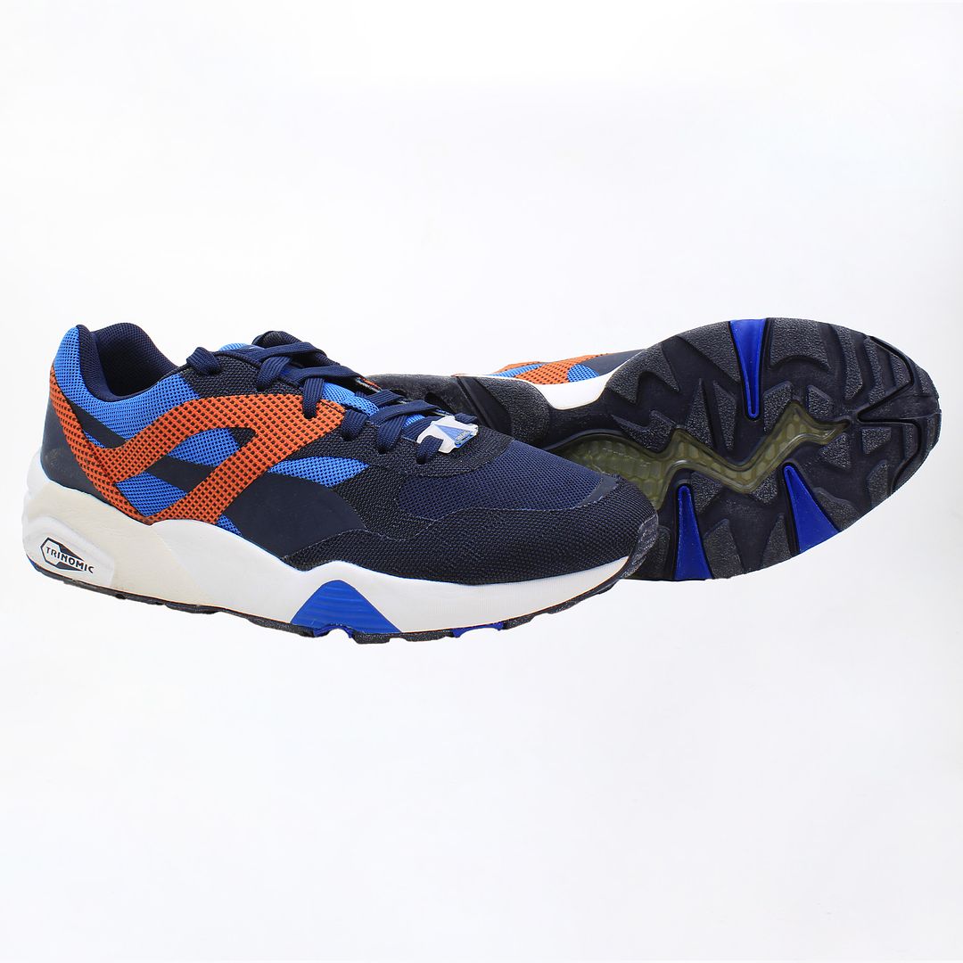 Puma R698 Progressive Mens Navy Trainers NO BOX