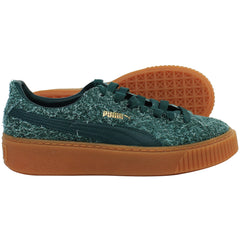 Puma Platform Elemental Womens Green Trainers