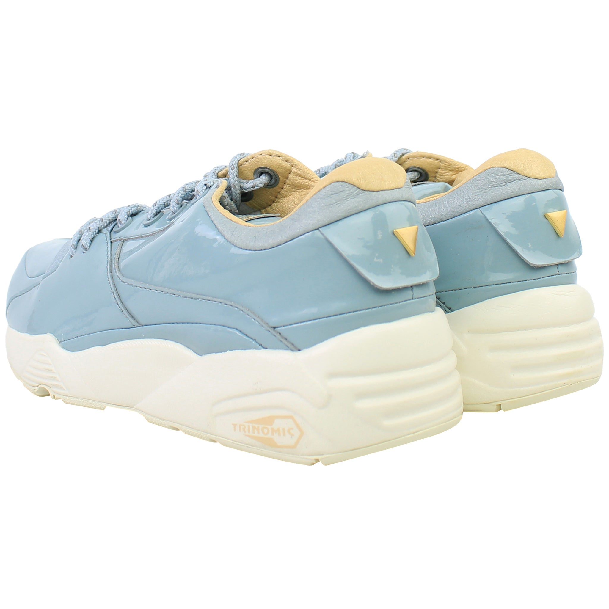 Puma R698 Women Nude Blue Trainers
