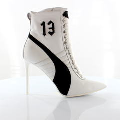 Puma x Rihanna Fenty Womens White Heeled Shoes