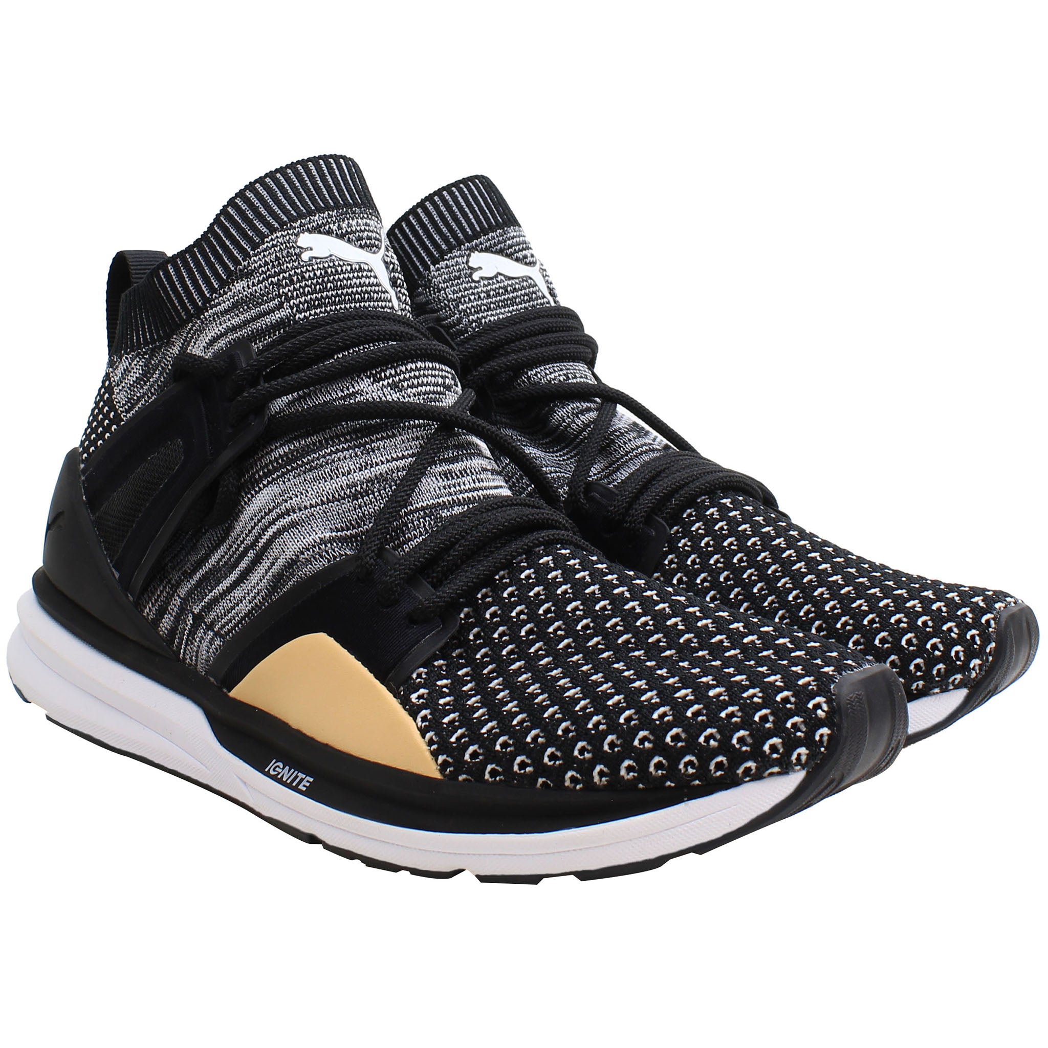 Puma Blaze Of Glory Mens Black Running Shoes