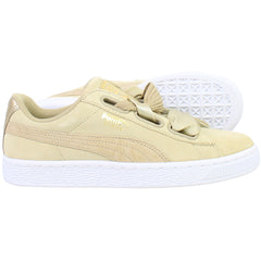 Puma Suede Heart Safari Womens Beige Trainers