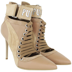 Puma x Rihanna Fenty Lace Up Womens Beige High Heels