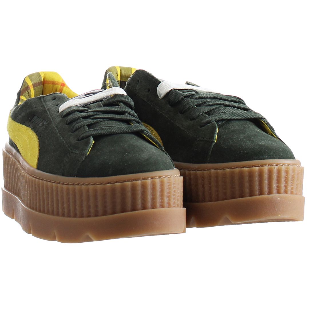 Puma Fenty By Rihanna Cleated Creeper Lace Up Suede Women Trainers 366 Sport It First