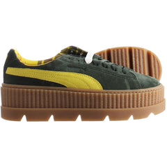 Puma Fenty By Rihanna Cleated Creeper Lace Up Suede Women Trainers 366268 01