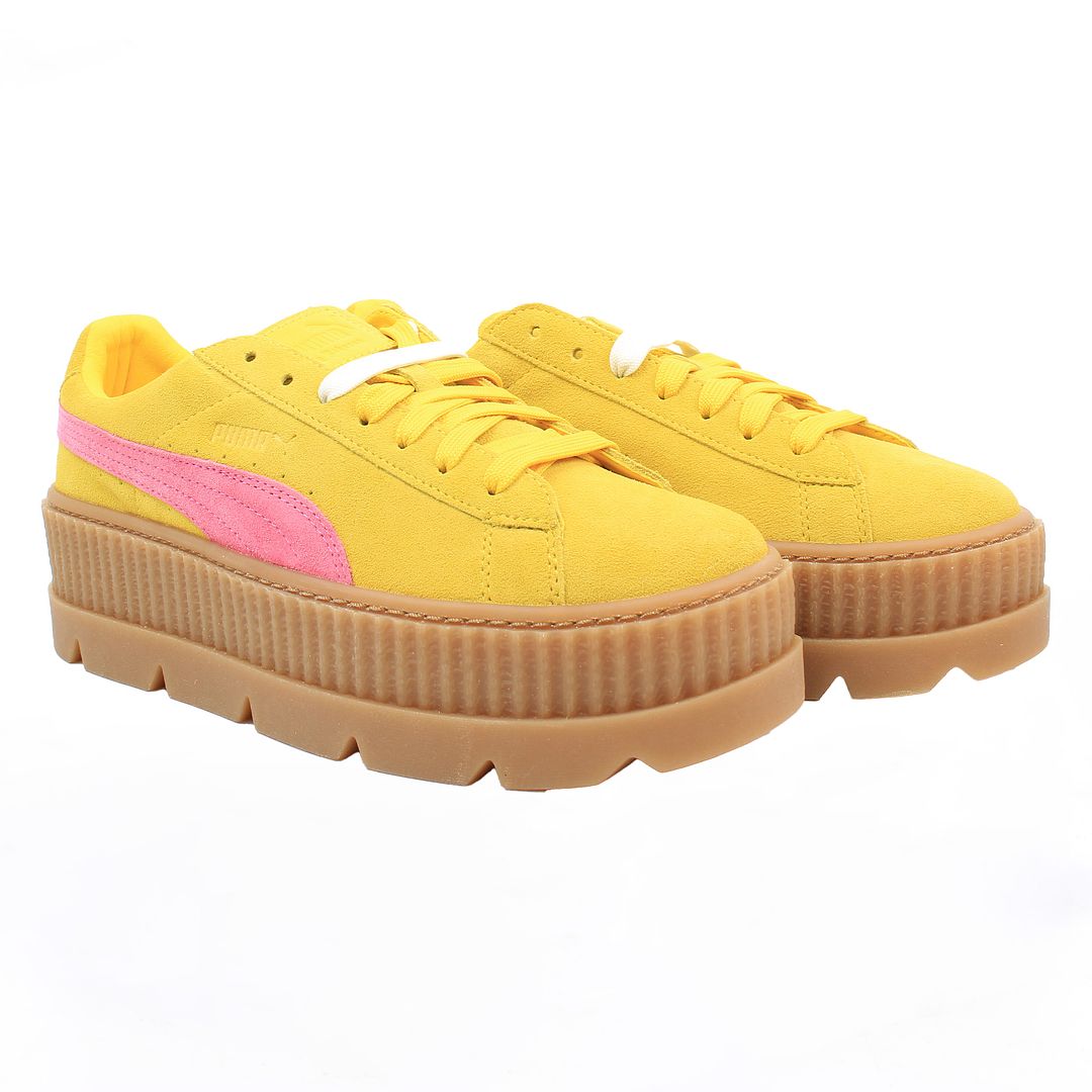 Puma x Rihanna Fenty Cleated Creeper Womens Yellow Trainers NO BOX