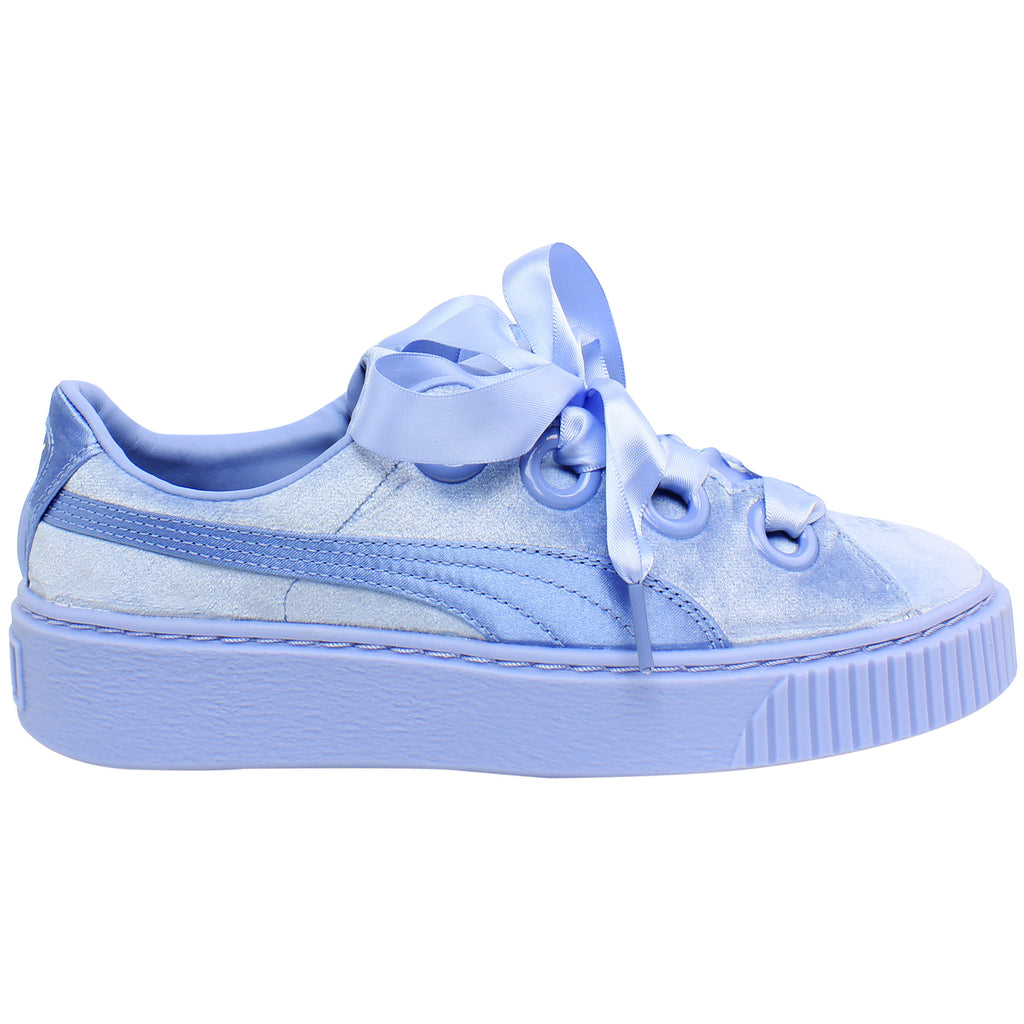 Puma Platform Kiss Womens Blue Trainers Sport It First