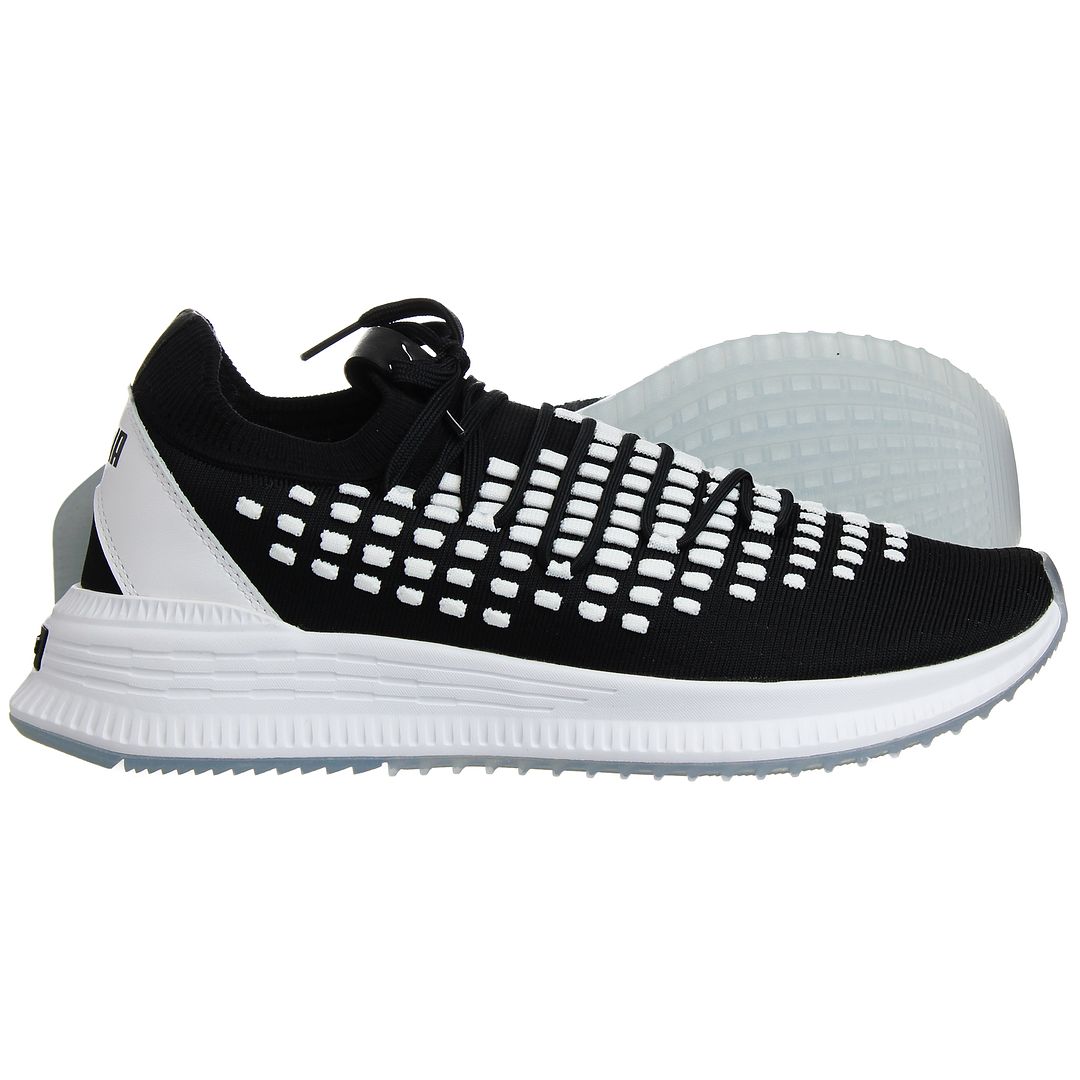 Puma AVID Fusefit Mens Black/White Running Shoes