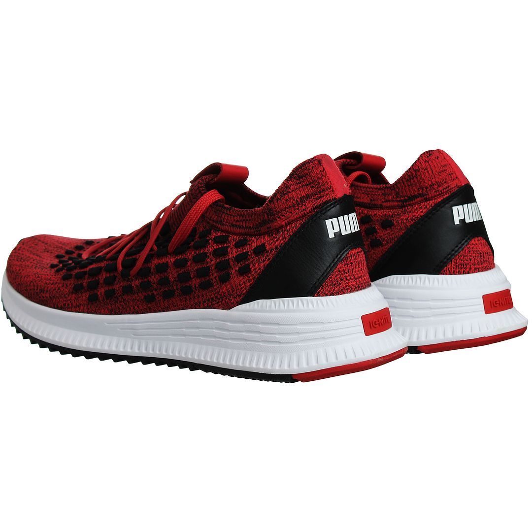 Puma red and black shoes best sale