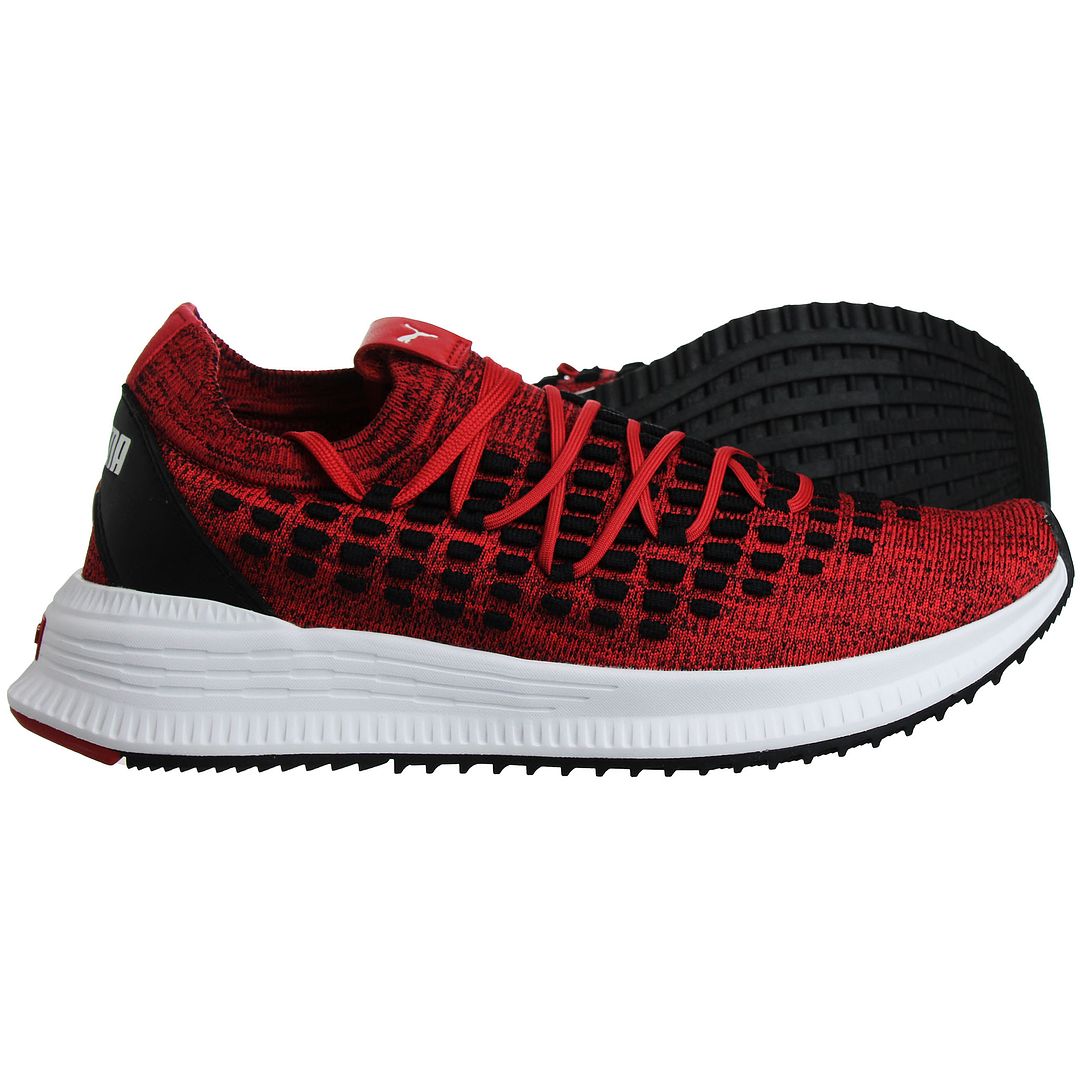 Puma Avid FuseFit Mens Red Running Shoes Sport It First