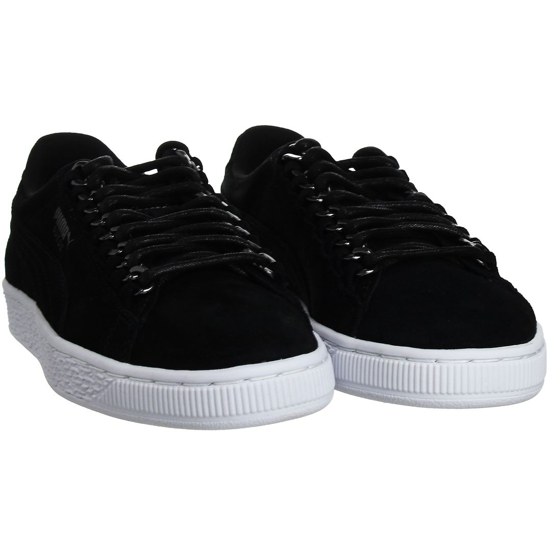 Puma Suede Classic x Chain Womens Black Trainers