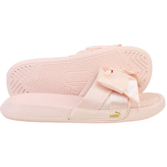 Puma Popcat Bow Womens Pink Sliders