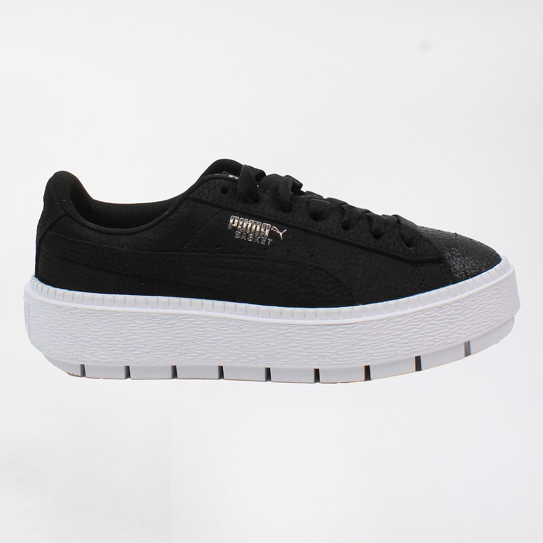 Puma Platform Trc BioHacking Womens Black Trainers NO BOX