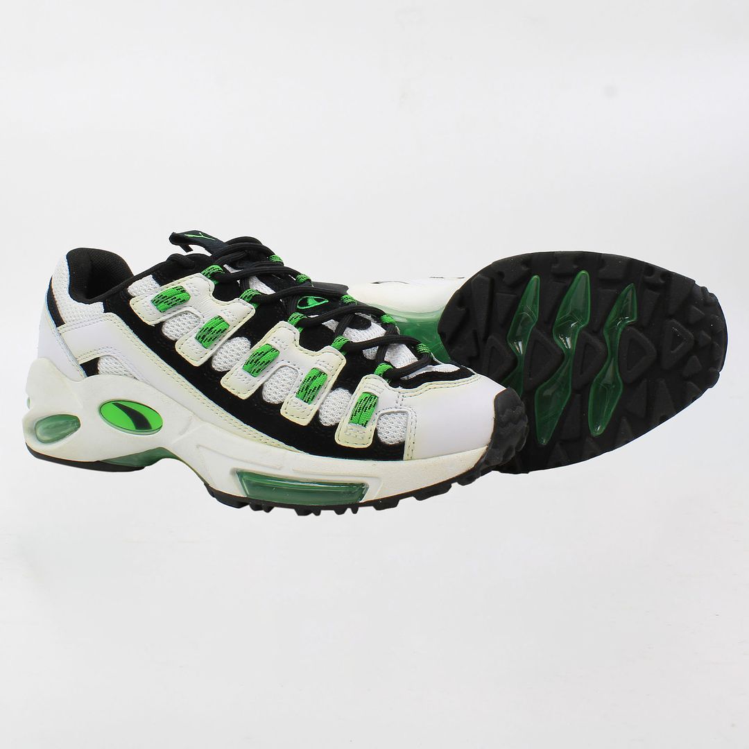 Puma Cell Endura Mens White/Green Trainers NO BOX