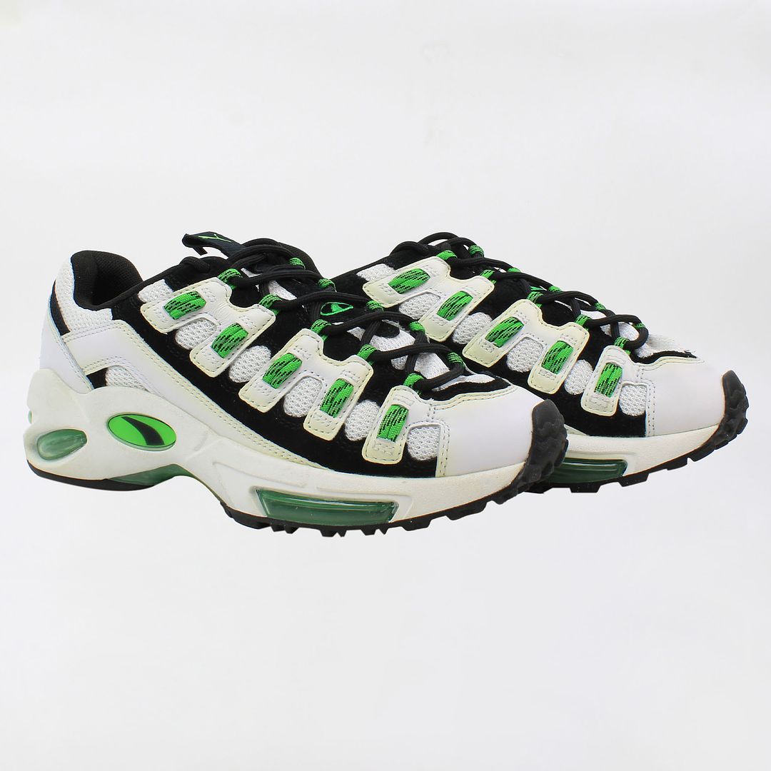 Puma Cell Endura Mens White/Green Trainers NO BOX