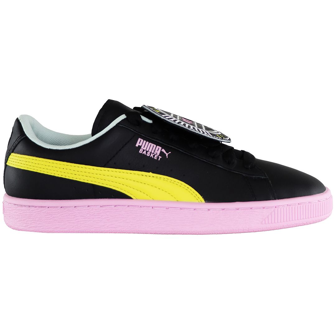 Puma Basket Badge TZ Womens Black Trainers