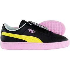 Puma Basket Badge TZ Womens Black Trainers