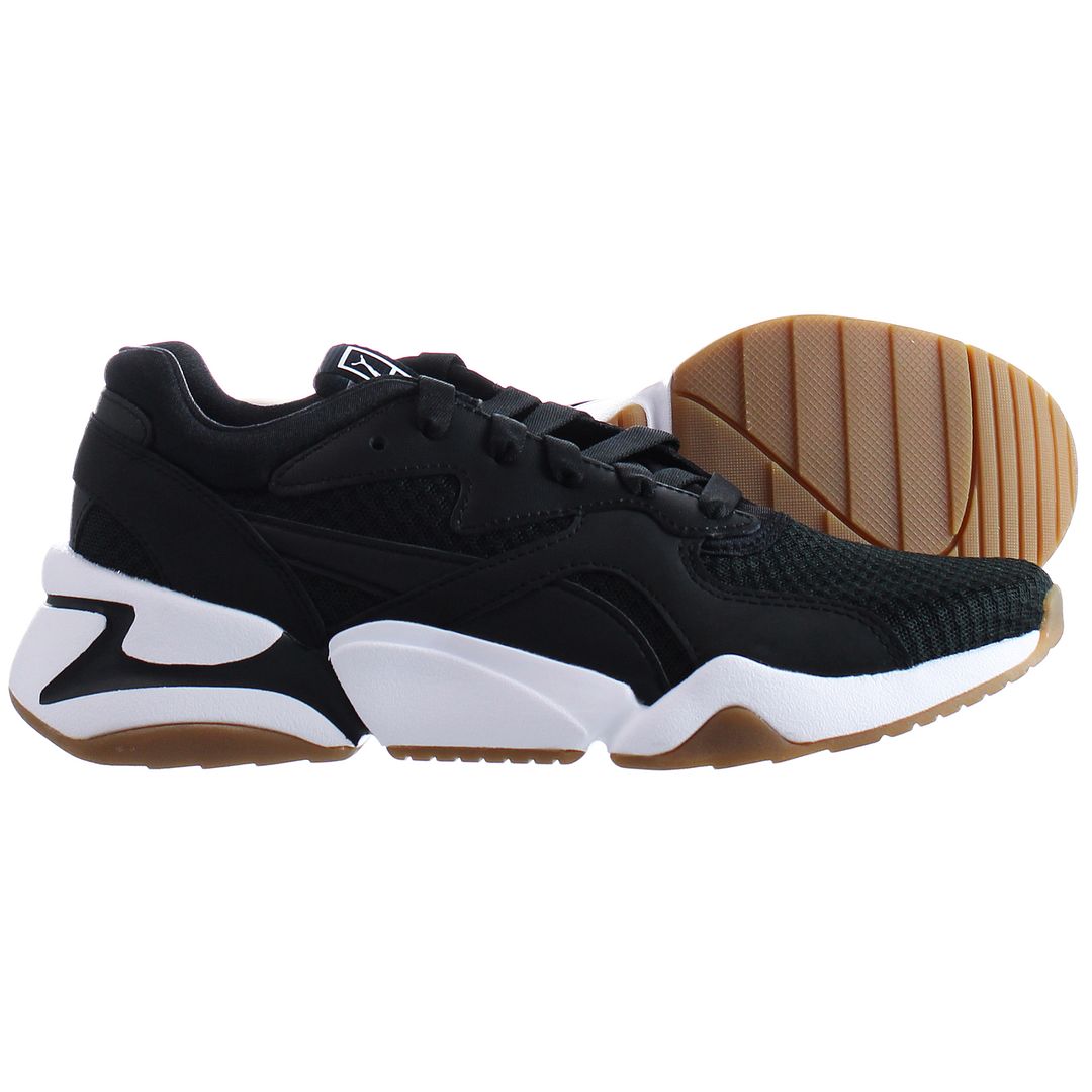 Puma Nova 90 s Block Womens Black Running Shoes