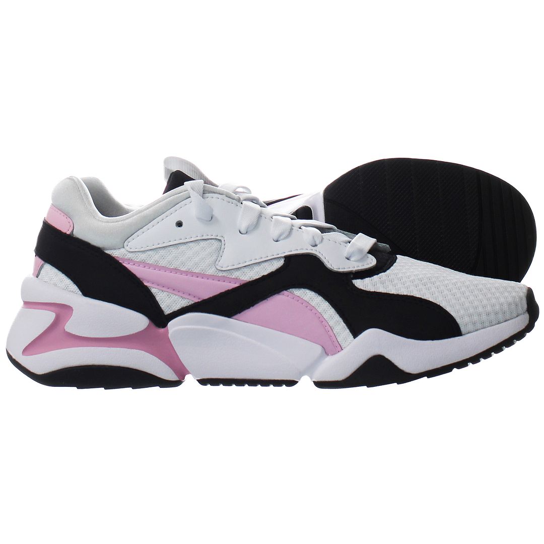 Puma Nova 90's Block Womens White Trainers