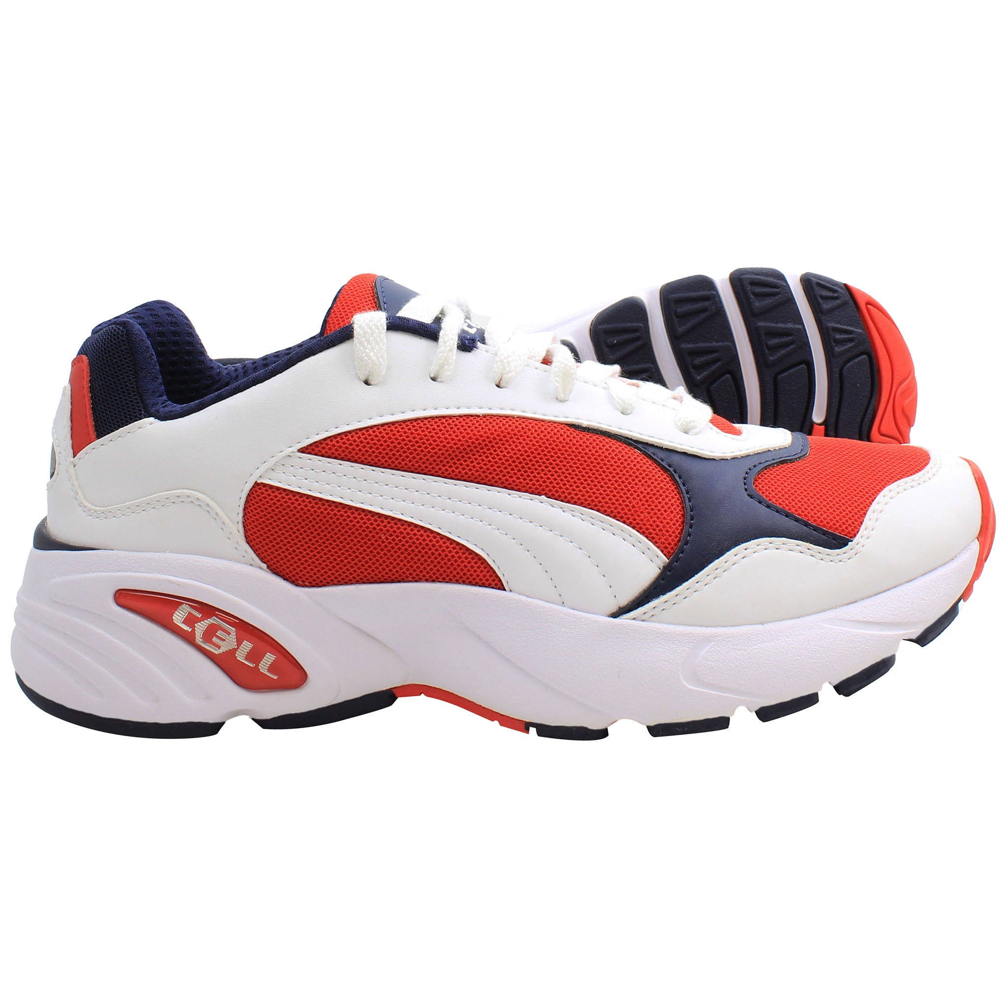 Puma Cell Viper Mens White/Red Trainers