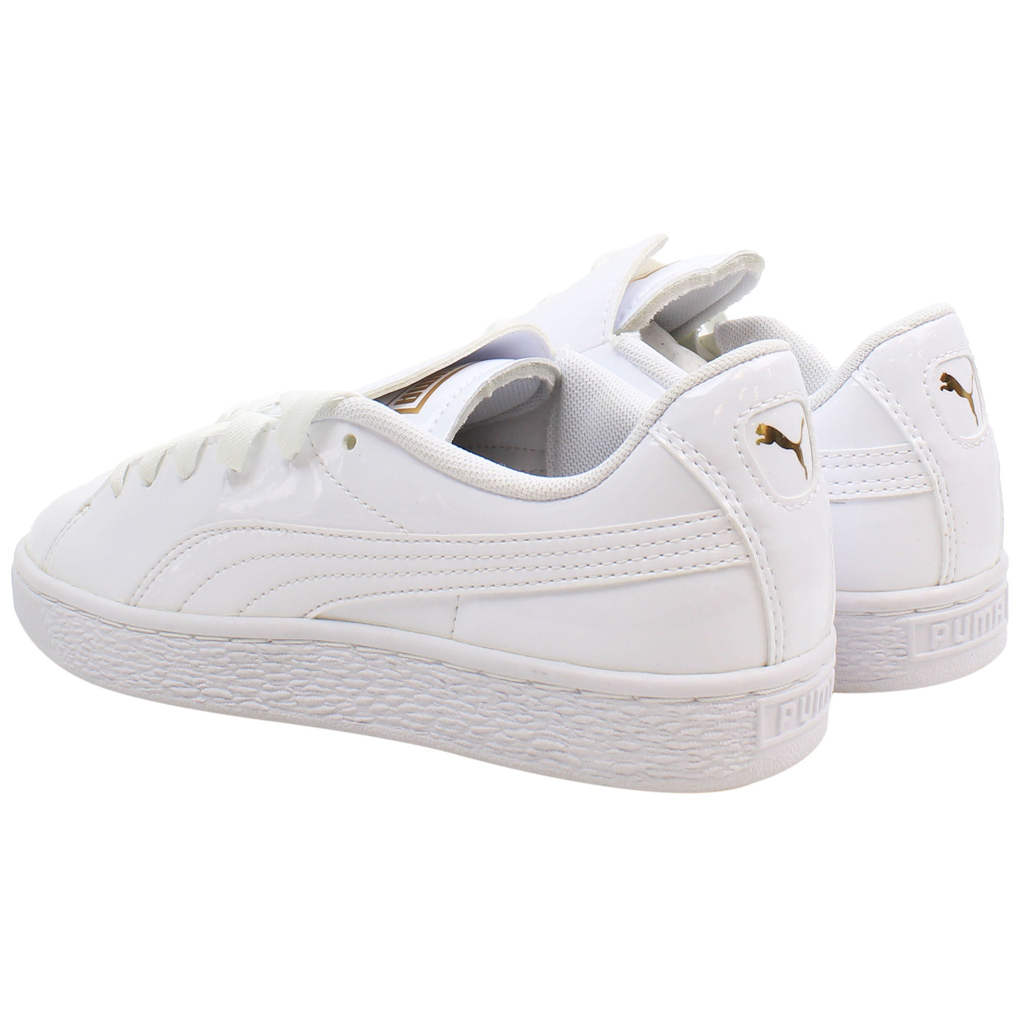 Puma Basket Crush Womens White Trainers