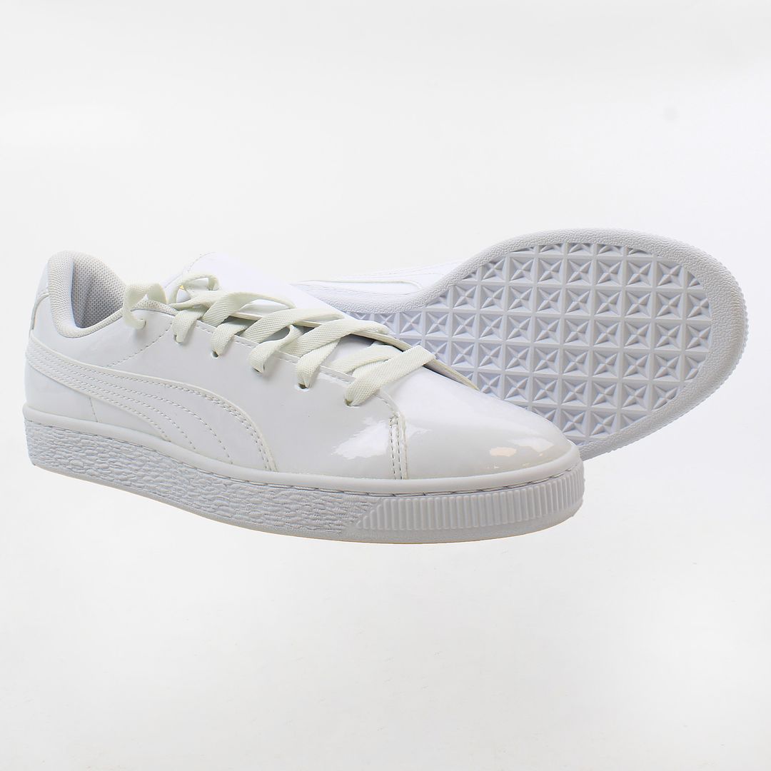 Puma Basket Crush Womens White Trainers NO BOX