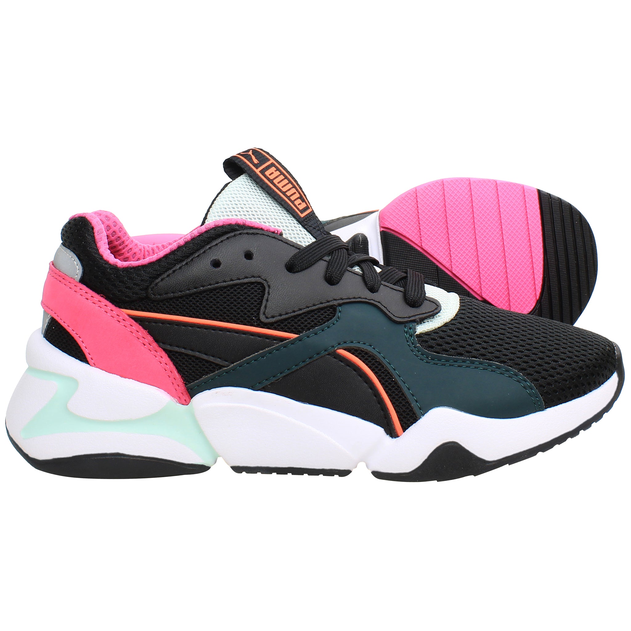 Puma Nova Mesh Womens Black Trainers