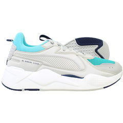 Puma RS-X Softcase Mens Grey/Turquoise Running Shoes