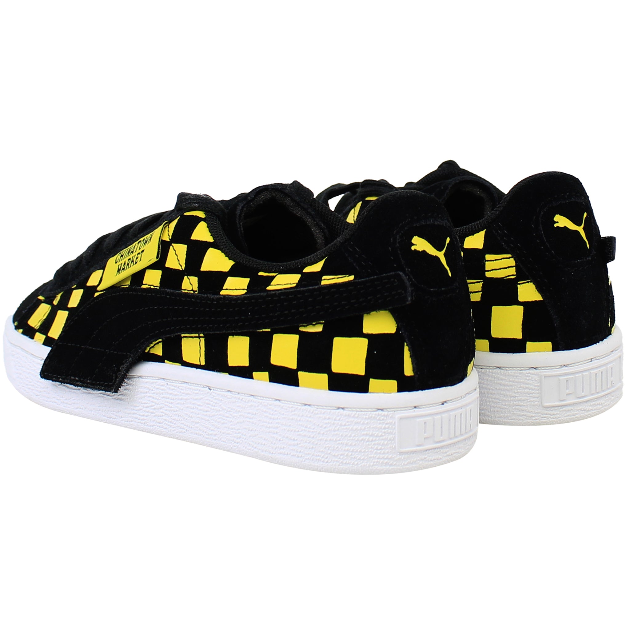 Puma Suede x Chinatown Market Mens Black/Yellow Trainers