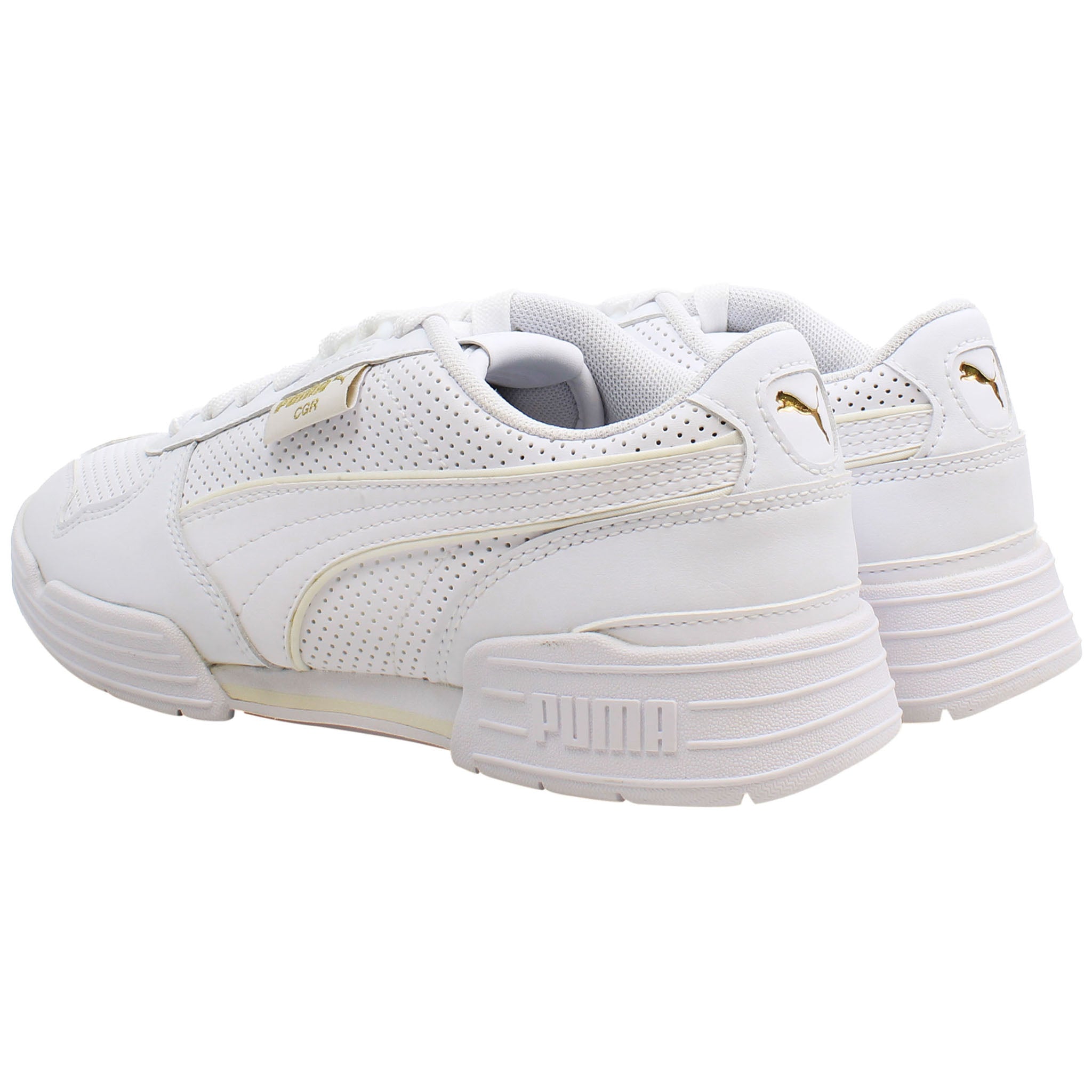 Puma CGR Perforated Mens White Trainers