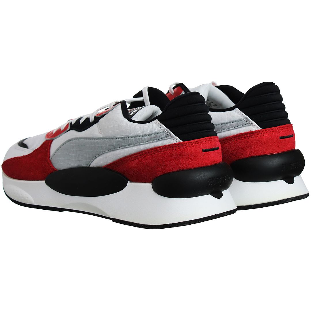 Puma RS 9.8 Space Mens White/Red Trainers