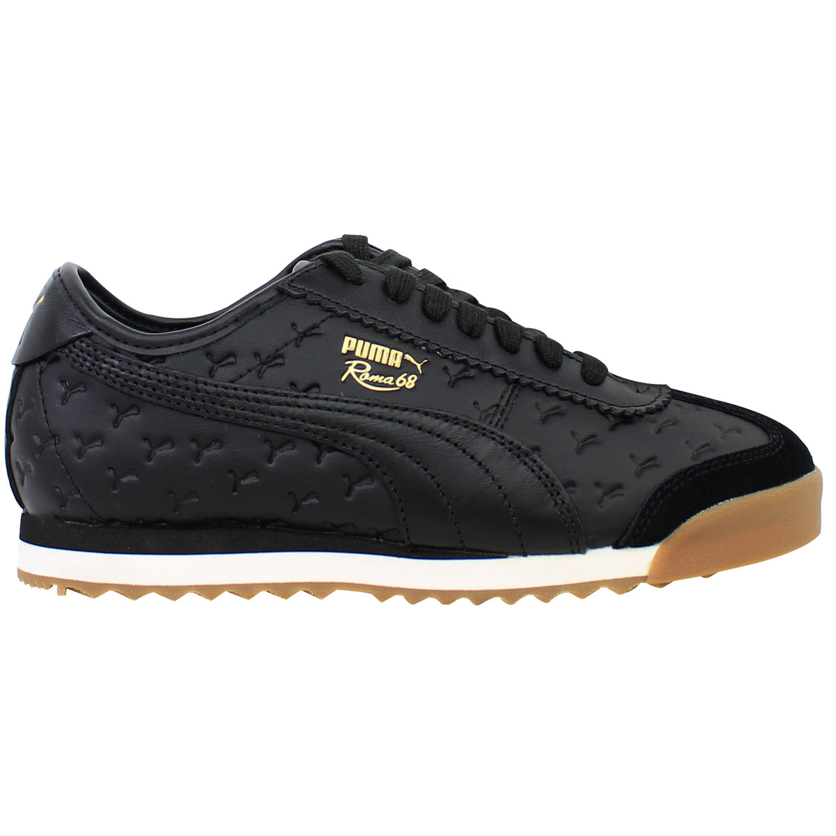 Puma Roma 68 Gum Mens Black Trainers