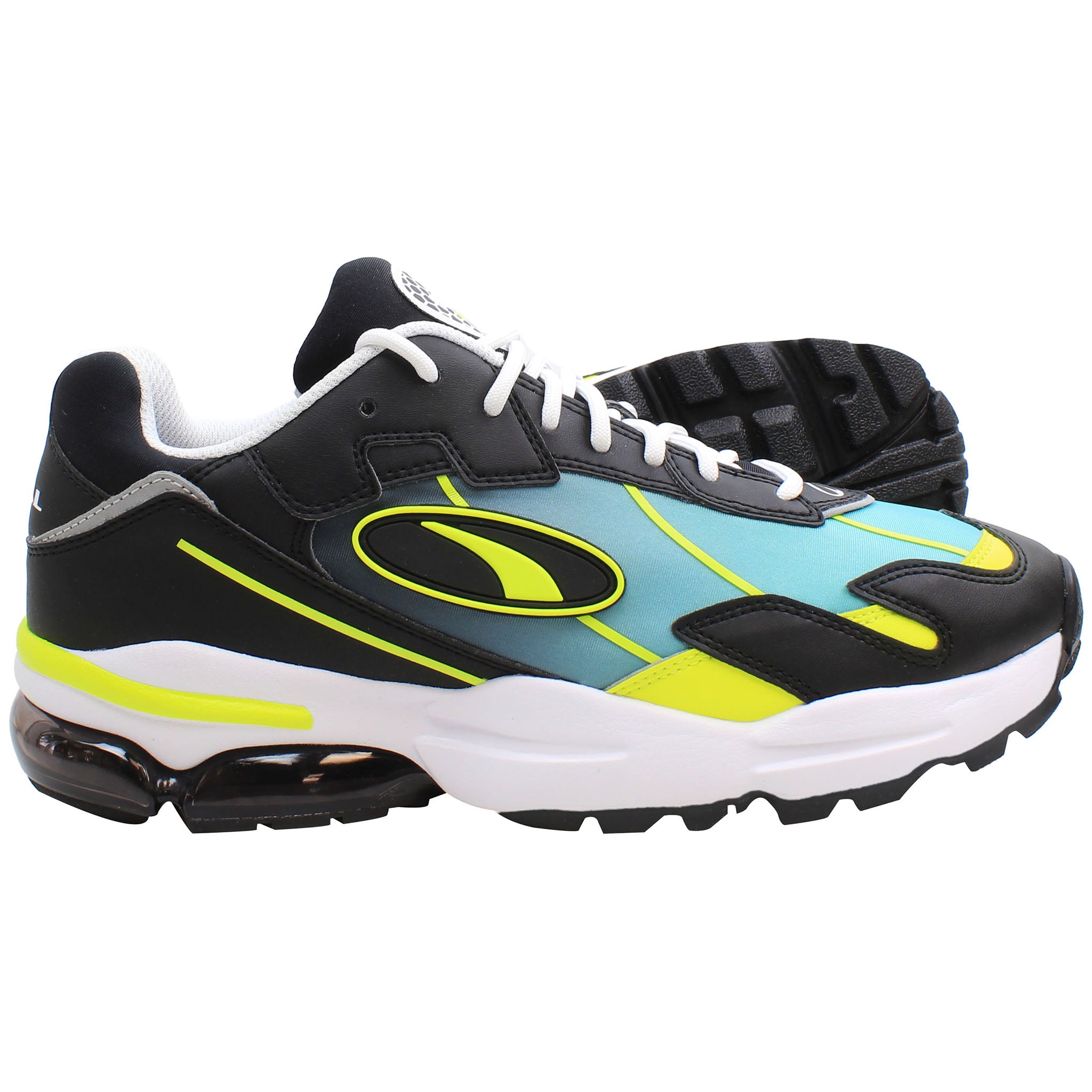 Puma Cell Ultra Fade Mens Black/Green Trainers