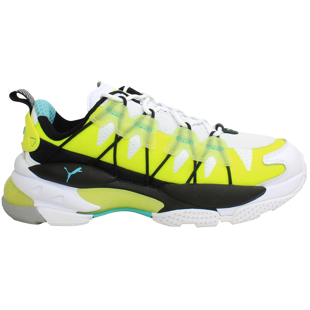 LQD Cell Omega Lab White Yellow Trainers