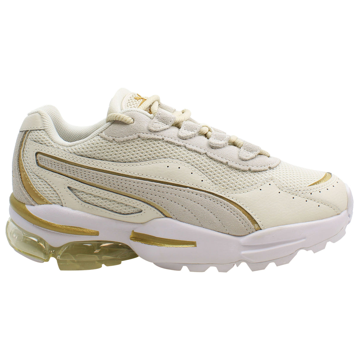 Puma Cell Stellar Soft Womens Gold/White Trainers