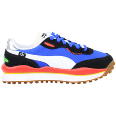 Puma Style Rider Play On Mens Blue/Black Trainers