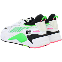 Puma RS-X Tracks MTV Mens White/Green Trainers